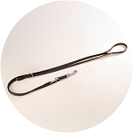 Herm Sprenger Black BioThane and Stainless Steel 3 Way Adjustable Training Leads